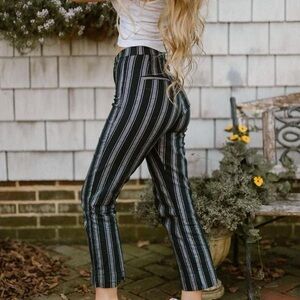 Brandy Melville tilden pants - black & grey - OS